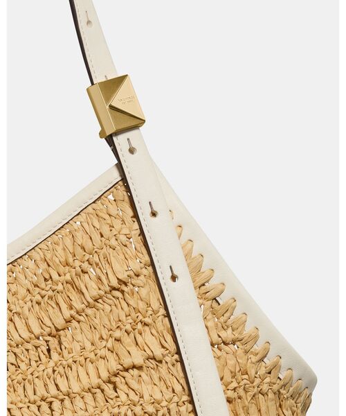 kate spade new york(ケイトスペード ニューヨーク)の「デコ ストロー チューリップ トート バッグ(かごバッグ・レディース・ベージュ・ONESIZE)」の6枚目の写真