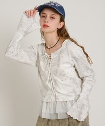 w closet | 星リボンカーデ(Tシャツ/カットソー)