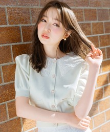 WILLSELECTION（ウィルセレクション）の「シアーレースカラーカーディガン（カーディガン/ボレロ）」