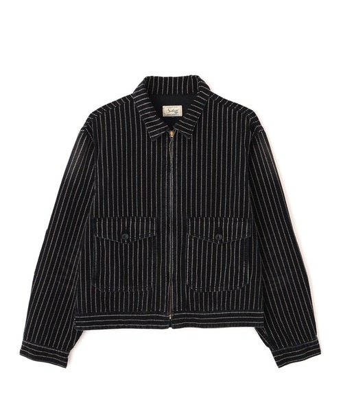 Schott(ショット)の「Schott/ショット/INDIGO CORDUROY JKT/インディゴ コーデュロイ ジャケット(ブルゾン・メンズ・インディゴブルー/ブラック・M/L/2XL/XL)」の13枚目の写真