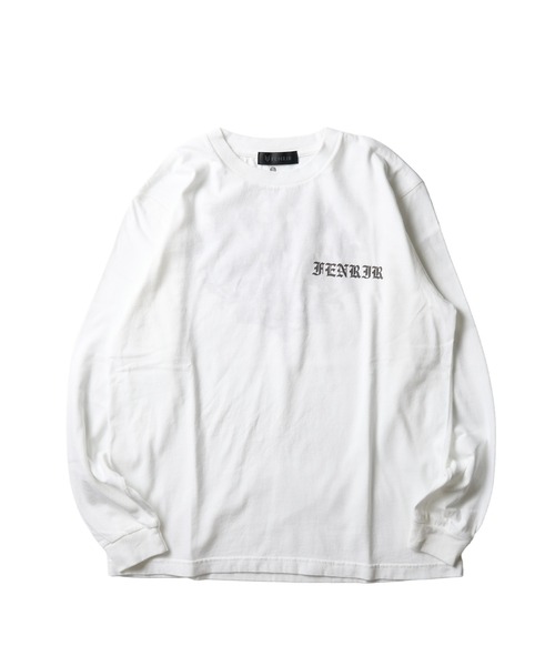 FENRIR(FENRIR)の「プリントロングTシャツ(Tシャツ/カットソー・メンズ・ホワイト・LARGE)」の1枚目の写真