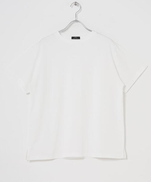 ITEMS URBANRESEARCH（アイテムズ アーバンリサーチ）の「シルケット半袖Tシャツ（Tシャツ/カットソー・レディース・マスタード/ホワイト/グレー/ブラック・FREE）」の19枚目の写真