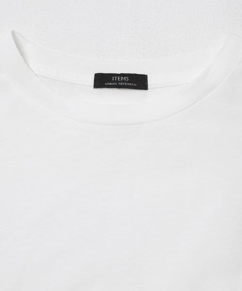 ITEMS URBANRESEARCH（アイテムズ アーバンリサーチ）の「シルケット半袖Tシャツ（Tシャツ/カットソー・レディース・マスタード/ホワイト/グレー/ブラック・FREE）」の20枚目の写真