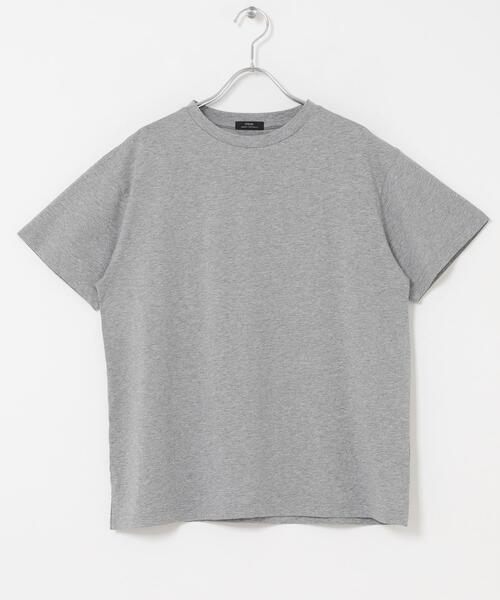 ITEMS URBANRESEARCH（アイテムズ アーバンリサーチ）の「シルケット半袖Tシャツ（Tシャツ/カットソー・レディース・マスタード/ホワイト/グレー/ブラック・FREE）」の6枚目の写真