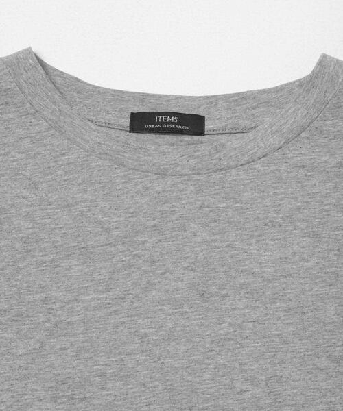 ITEMS URBANRESEARCH（アイテムズ アーバンリサーチ）の「シルケット半袖Tシャツ（Tシャツ/カットソー・レディース・マスタード/ホワイト/グレー/ブラック・FREE）」の7枚目の写真