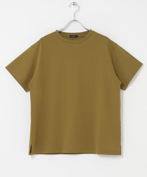 ITEMS URBANRESEARCH（アイテムズ アーバンリサーチ）の「シルケット半袖Tシャツ（Tシャツ/カットソー・レディース・マスタード/ホワイト/グレー/ブラック・FREE）」の13枚目の写真