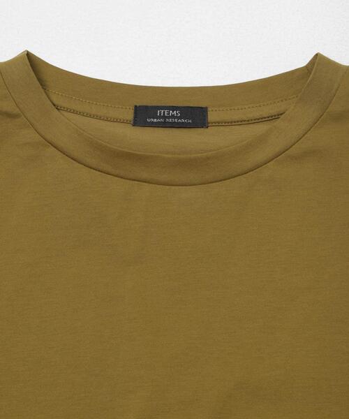 ITEMS URBANRESEARCH（アイテムズ アーバンリサーチ）の「シルケット半袖Tシャツ（Tシャツ/カットソー・レディース・マスタード/ホワイト/グレー/ブラック・FREE）」の14枚目の写真