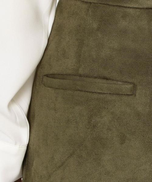 Another Edition(アナザーエディション)の「フェイクスウェードタイトスカート/AEBFC FAKE SUEDE TIGHT◆(スカート・レディース・ナチュラル/オリーブ・MEDIUM/SMALL)」の12枚目の写真