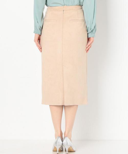 Another Edition(アナザーエディション)の「フェイクスウェードタイトスカート/AEBFC FAKE SUEDE TIGHT◆(スカート・レディース・ナチュラル/オリーブ・MEDIUM/SMALL)」の5枚目の写真