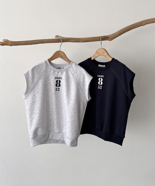 CANAL JEAN（キャナルジーン）の「Lakey Park　8 スウェットタンクトップ（タンクトップ・レディース・ネイビー/アッシュ・ONE SIZE）」の13枚目の写真