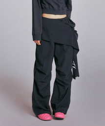 PARACHUTE LAYERED PANTS_BLACK