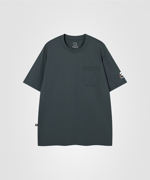 S'more(スモア)の「Sorona T-shirt(Tシャツ/カットソー・メンズ・ライトカーキ/ブラウン/グレー・LARGE/MEDIUM/SMALL/WS/X-LARGE)」の1枚目の写真
