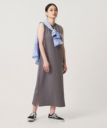 A DAY IN THE LIFE UNITED ARROWS（アデイインザライフユナイテッドアローズ）の「ワッフルボーダー ノースリーブワンピース ＜A DAY IN THE LIFE＞（ワンピース）」