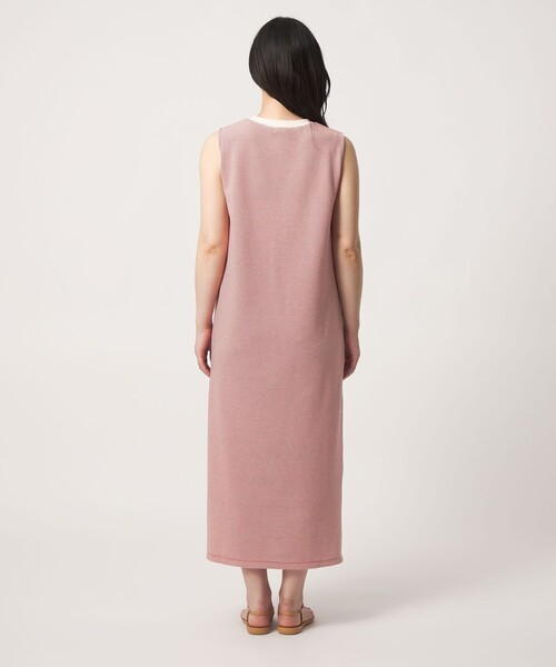 A DAY IN THE LIFE UNITED ARROWS（アデイインザライフユナイテッドアローズ）の「ワッフルボーダー ノースリーブワンピース ＜A DAY IN THE LIFE＞（ワンピース・レディース・グレー系/ケリーグリーン/オレンジ/ネイビー/ブラック/ダークブラウン・FREE）」の16枚目の写真