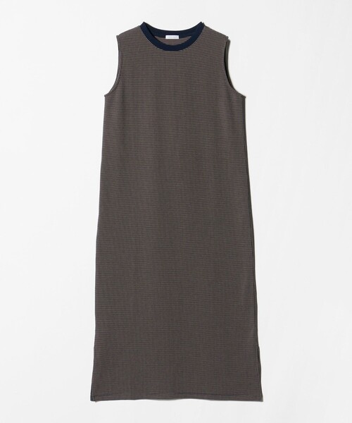 A DAY IN THE LIFE UNITED ARROWS（アデイインザライフユナイテッドアローズ）の「ワッフルボーダー ノースリーブワンピース ＜A DAY IN THE LIFE＞（ワンピース・レディース・グレー系/ケリーグリーン/オレンジ/ネイビー/ブラック/ダークブラウン・FREE）」の17枚目の写真