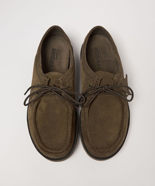 Clarks Originals（クラークスオリジナルズ）の「【国内EXCLUSIVE】＜Clarks Originals＞MEARE WALLA メアワラ シューズ（モカシン/デッキシューズ・メンズ・ダークグリーン・UK9/UK8/UK7）」の4枚目の写真