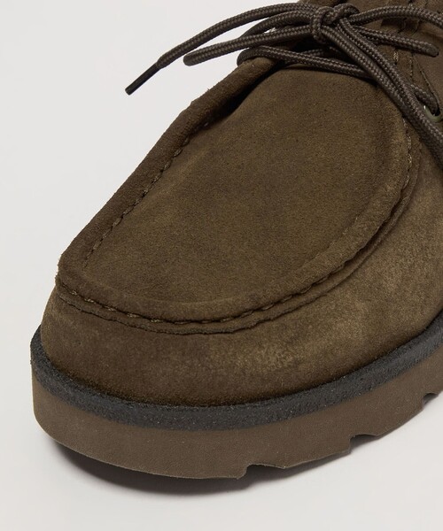 Clarks Originals（クラークスオリジナルズ）の「【国内EXCLUSIVE】＜Clarks Originals＞MEARE WALLA メアワラ シューズ（モカシン/デッキシューズ・メンズ・ダークグリーン・UK9/UK8/UK7）」の9枚目の写真