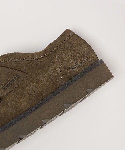 Clarks Originals（クラークスオリジナルズ）の「【国内EXCLUSIVE】＜Clarks Originals＞MEARE WALLA メアワラ シューズ（モカシン/デッキシューズ・メンズ・ダークグリーン・UK9/UK8/UK7）」の2枚目の写真
