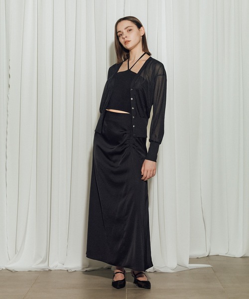 CITY TOKYO(シティトウキョウ)の「【CITY TOKYO/シティートウキョウ】2piece Tops/ツーピーストップス/セットアイテム(カーディガン/ボレロ・レディース・ホワイト・FREE)」の13枚目の写真