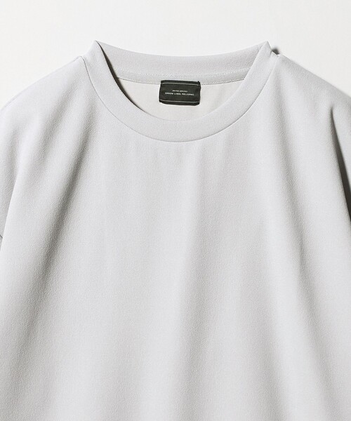 green label relaxing(グリーンレーベルリラクシング)の「アムンゼン ツイル クルーネック 半袖 Tシャツ カットソー -吸水速乾・UVカット・抗菌-(Tシャツ/カットソー・メンズ・ダークグレー/ライトグレー/ライトブルー・XL/S/M/L)」の21枚目の写真