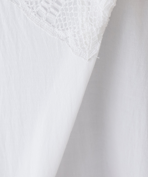 normment(ノーメント)の「normment/ノーメント MANNY LACE CAMI DRESS S26S-2245(ワンピース・レディース・ホワイト/レッド・FREE)」の12枚目の写真