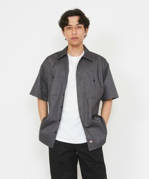 Dickies/ディッキーズ ライト ワークシャツ 半袖 (Japan fit)