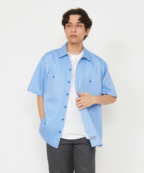 Dickies/ディッキーズ ライト ワークシャツ 半袖 (Japan fit)（シャツ