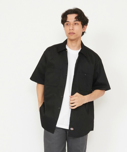 Dickies/ディッキーズ ライト ワークシャツ 半袖 (Japan fit)（シャツ
