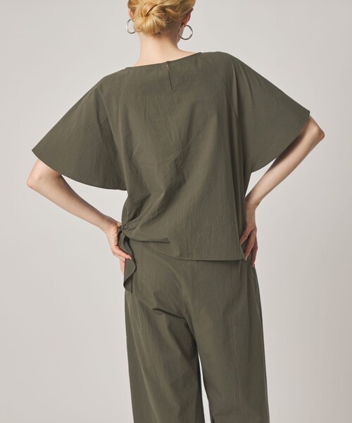 Steven Alan(スティーブンアラン)の「<Steven Alan>コットン タイ ブラウス(シャツ/ブラウス・レディース・オリーブ/ブラック・FREE)」の11枚目の写真