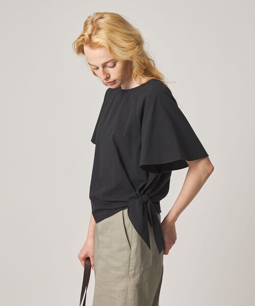 Steven Alan(スティーブンアラン)の「<Steven Alan>コットン タイ ブラウス(シャツ/ブラウス・レディース・オリーブ/ブラック・FREE)」の13枚目の写真