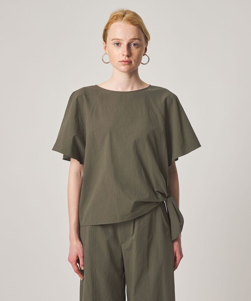 Steven Alan(スティーブンアラン)の「<Steven Alan>コットン タイ ブラウス(シャツ/ブラウス・レディース・オリーブ/ブラック・FREE)」の15枚目の写真
