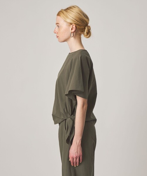 Steven Alan(スティーブンアラン)の「<Steven Alan>コットン タイ ブラウス(シャツ/ブラウス・レディース・オリーブ/ブラック・FREE)」の16枚目の写真