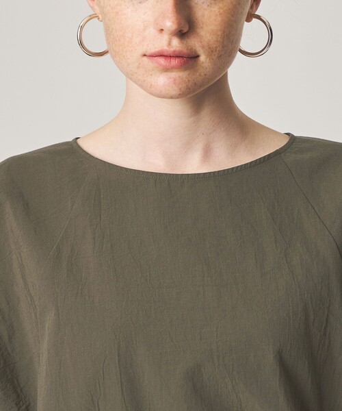 Steven Alan(スティーブンアラン)の「<Steven Alan>コットン タイ ブラウス(シャツ/ブラウス・レディース・オリーブ/ブラック・FREE)」の18枚目の写真