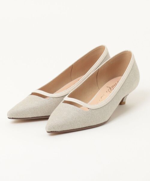 Bridget Birkin(ブリジットバーキン)の「【Bridget Birkin】甲アクセントポインテッドパンプス (51031B)(パンプス・レディース・ベージュ/ブラック/ホワイト・23/24/22.5/24.5/23.5)」の3枚目の写真