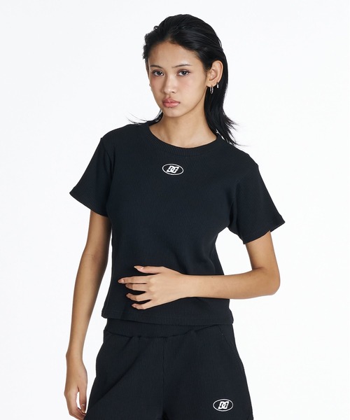 DC SHOES(ディーシーシューズ)の「DC Shoes ウィメンズ 26 WS TELECO JF SS Tシャツ 【2026年夏モデル】(Tシャツ/カットソー・レディース・ホワイト/ブラック/ブラック系その他・MEDIUM/LARGE/SMALL)」の2枚目の写真
