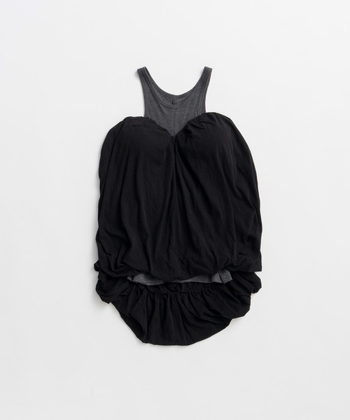 PRANK PROJECT(プランクプロジェクト)の「【2026Summer Pre-Order】レイヤードビスチェトップ / Layered Bish TOP(その他トップス・レディース・グレー/ブラック・FREE)」の9枚目の写真