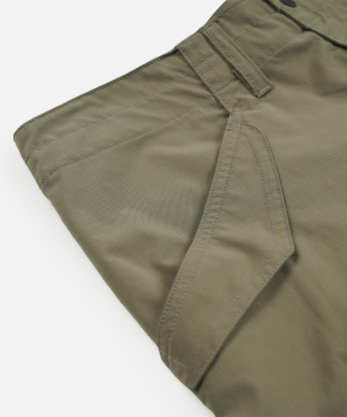 FRIZMWORKS(フリズムワークス)の「MICRO RIPSTOP ESSENTIAL CARGO SHORTS _ LIGHT OLIVE(その他パンツ・メンズ・その他・SMALL/MEDIUM/LARGE/X-LARGE)」の5枚目の写真