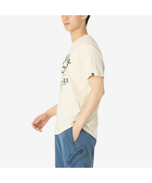 Reebok(リーボック)の「ランナー グラフィック Tシャツ / RUNNER GRAPHIC TEE(Tシャツ/カットソー・メンズ・グレイッシュベージュ/ホワイト/グリーン・SMALL/X-LARGE/LARGE)」の19枚目の写真