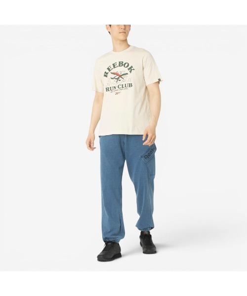 Reebok(リーボック)の「ランナー グラフィック Tシャツ / RUNNER GRAPHIC TEE(Tシャツ/カットソー・メンズ・グレイッシュベージュ/ホワイト/グリーン・SMALL/X-LARGE/LARGE)」の16枚目の写真