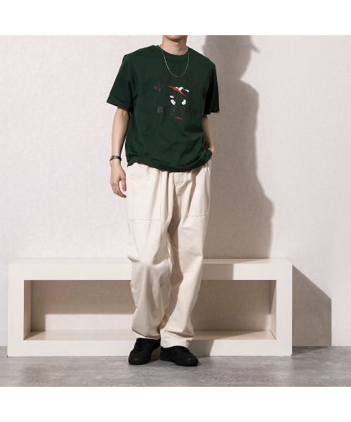 Reebok(リーボック)の「ランナー グラフィック Tシャツ / RUNNER GRAPHIC TEE(Tシャツ/カットソー・メンズ・グレイッシュベージュ/ホワイト/グリーン・SMALL/X-LARGE/LARGE)」の7枚目の写真