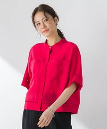 ハシゴレースシアーブロードブラウス