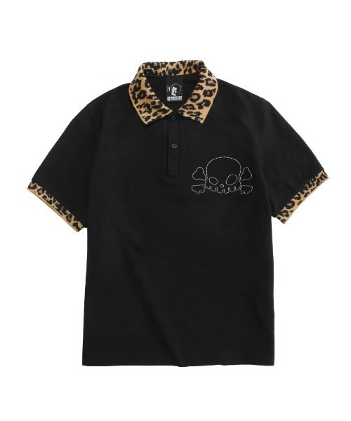 A'GEM/9 × .kom 『KEYMISERY/キーミザリー』Leopard Crop PK T-shirt