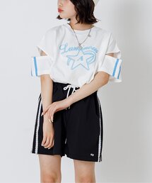 algy | レースラインBIG半袖Tシャツ&ショーパンセット(セットアップ)