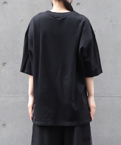 REZEN(リゼン)の「般若×煙管Tシャツ(Tシャツ/カットソー・メンズ・ローズ/ブルーパープル/レッドパープル・FREE)」の6枚目の写真