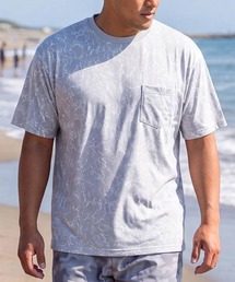 Tシャツ 半袖 メンズ 大きいサイズ ヒヤテック ストレッチ メッシュ ポケット付き カットソー B&T CLUB (ビーアンドティークラブ)