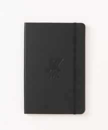 JFA STORE（ジェイエフエーストア）の「【JFA STORE】 A5メモ帳 JFAエンブレム型押し PUレザーカバー しおり付き 横罫 ブラック（手帳/メモ帳）」