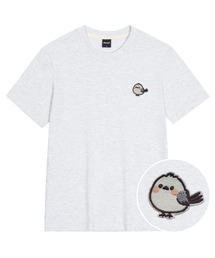モングルセ刺繍半袖Tシャツ