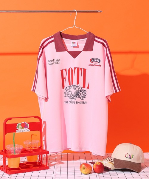 FRUIT OF THE LOOM(フルーツオブザルーム)の「【FRUIT OF THE LOOM / BAYFLOW】ゲームT(WOMEN)(Tシャツ/カットソー・レディース・ブルー/ピンク・FREE)」の3枚目の写真