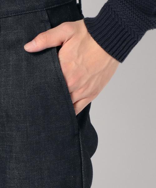 SHIPS（シップス）の「TELLASON（テラソン）: デニム トラウザーズ パンツ（デニムパンツ・メンズ・ネイビー/ブラック/ホワイト系その他・34/30/32）」の8枚目の写真