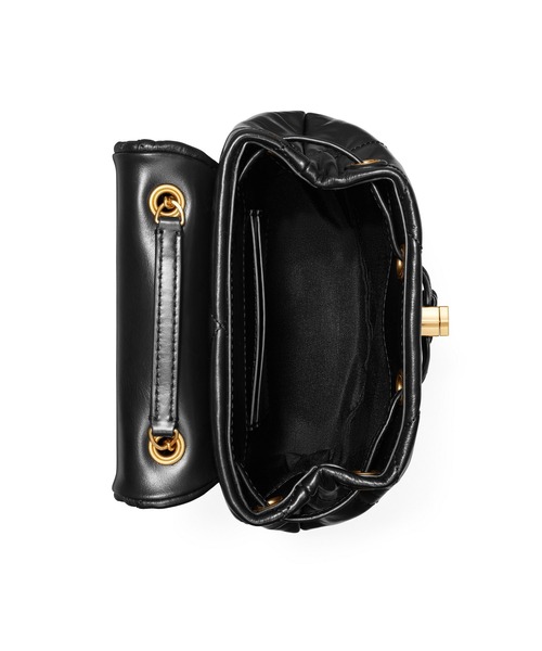 TORY BURCH（トリーバーチ）の「キラ ダイヤモンドキルト ミニ バックパック  2way（バックパック/リュック・レディース・ブラック・ONE SIZE）」の5枚目の写真